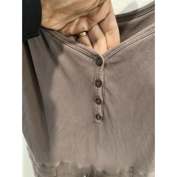 Vuori Womens Pose Scoop Jumpsuit Sz Large Chocolate Loungewear Comfort Travel - Picture 5 of 12